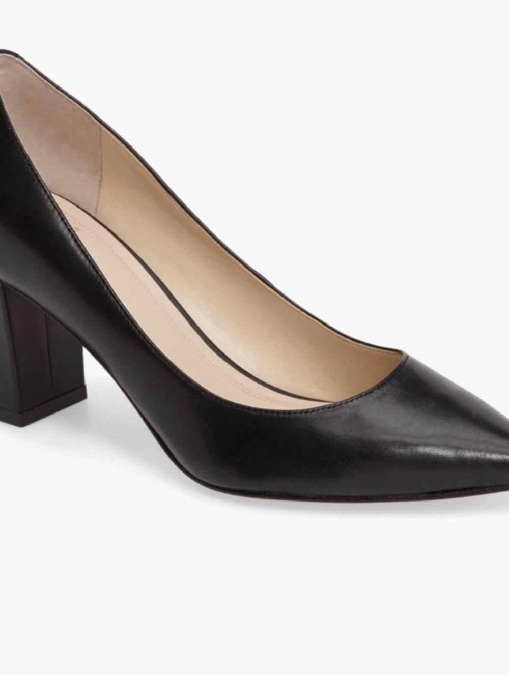 Marc Fisher Zala Heels, Black leather, size 8.5